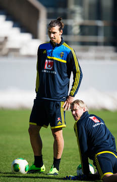 Zlatan Ibrahimovic och Ola Toivonen