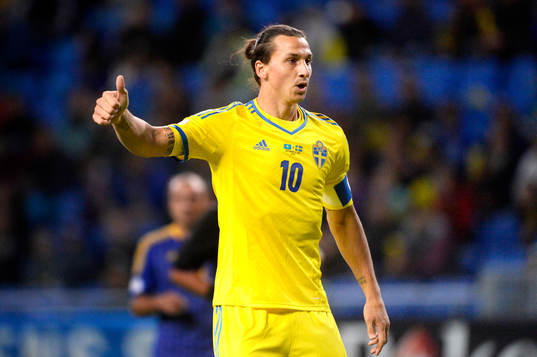 Sveriges Zlatan Ibrahimovic