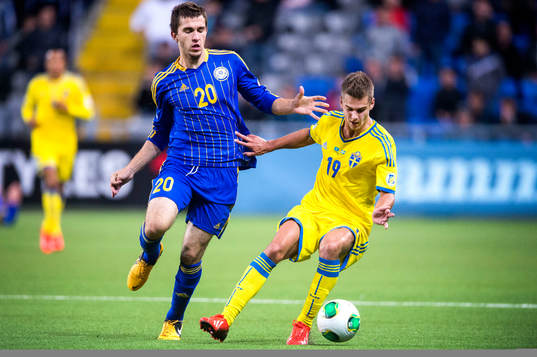 Kazakstans Sergey Khizhnichenko och Sveriges Alexander