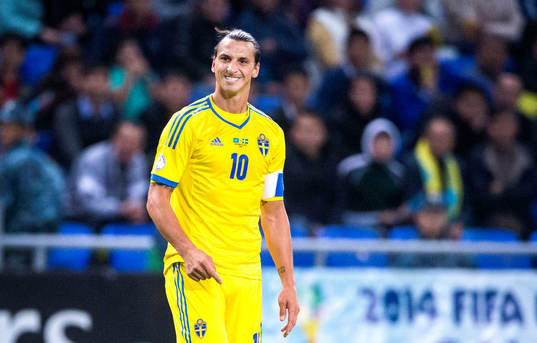 Sveriges Zlatan Ibrahimovic