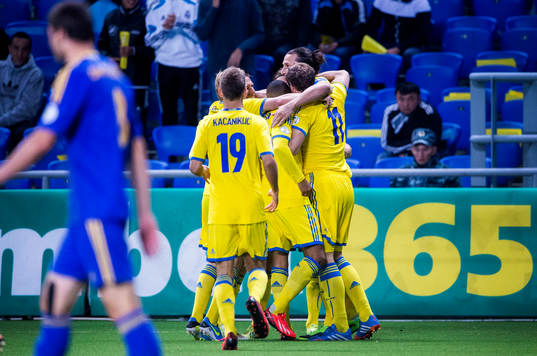 Sveriges Zlatan Ibrahimovic kramas om