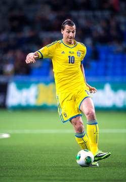 Sveriges Zlatan Ibrahimovic
