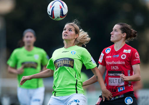 Andrine Hegerberg, Göteborg och Johanna Rasmussen,