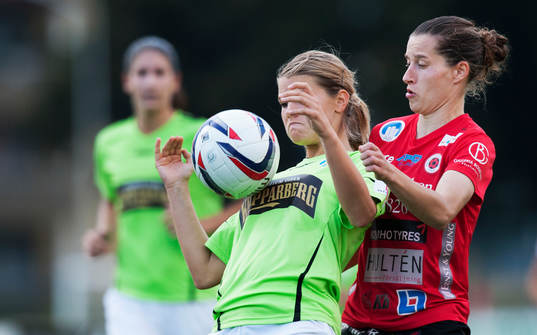 Andrine Hegerberg, Göteborg och Johanna Rasmussen,