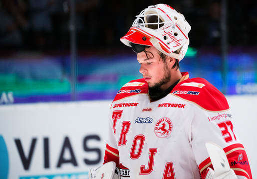 Troja Ljungbys målvakt Christoffer Bengtsberg