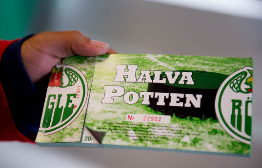 En lott till halva potten