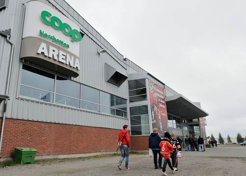 Coop Arena innan ishockeymatchen i SHL mellan Luleå och