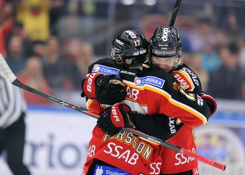 Luleås Daniel Gunnarsson jublar