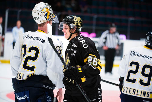 s målvakt Gustaf Wesslau och AIK:s Mattias Janmark-Nylén