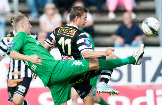 3-målsskytten Fredrik Olsson, Landskrona och Daniel