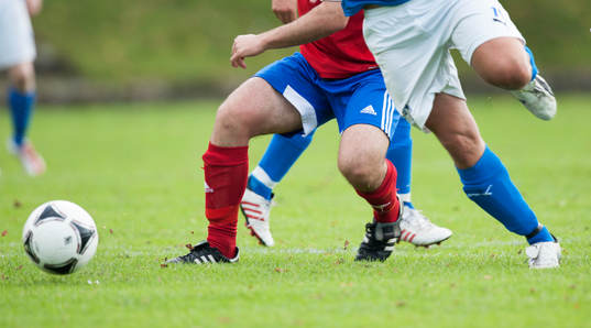 Småklubbsfotboll, idyllisk idrottsplats, Fot, fotbollsskor