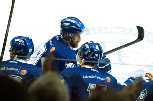 Leksands Johan Svedberg jublar