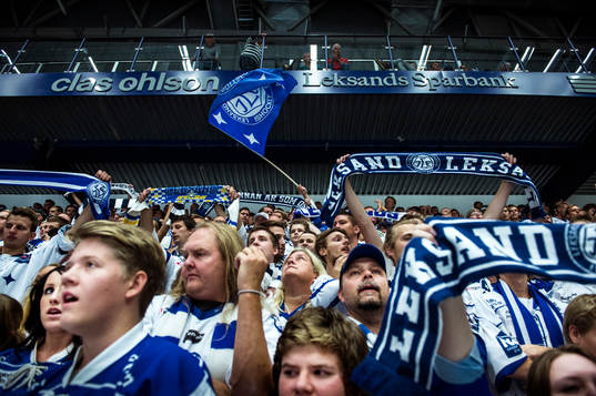 Dyster stämning bland Leksands supportrar
