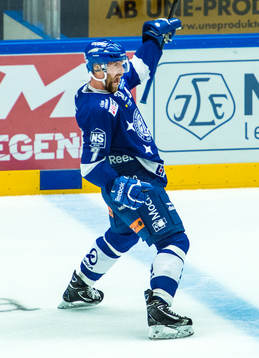 Leksands Johan Svedberg jublar