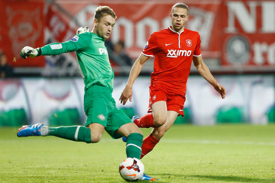 ENSCHEDE - FC Twente - PSV 2-2 ,  Voetbal Ere Divisie ,