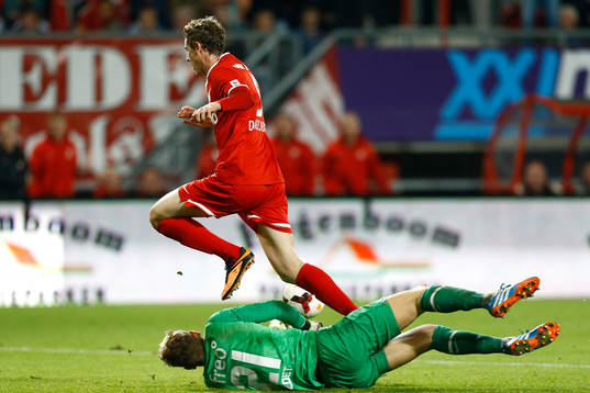 ENSCHEDE - FC Twente - PSV 2-2 ,  Voetbal Ere Divisie ,