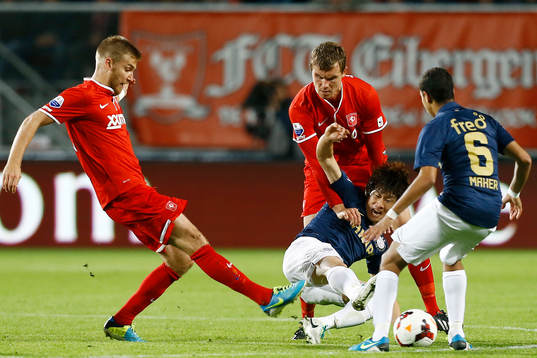 ENSCHEDE - FC Twente - PSV 2-2 ,  Voetbal Ere Divisie ,
