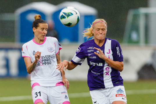 LdB Malmös Anja Mittag och Jitex Kathlene Fernström