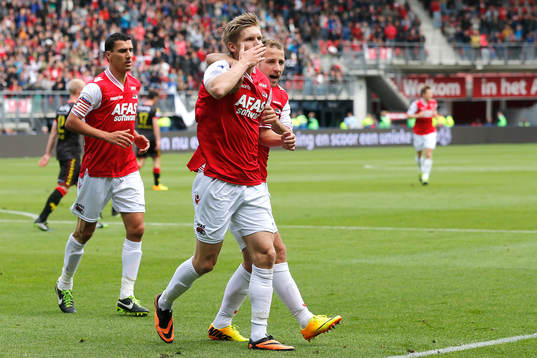 Alkmaar, 15-09-2013, eredivisie, AZ - Go Ahead Eagles, AFAS