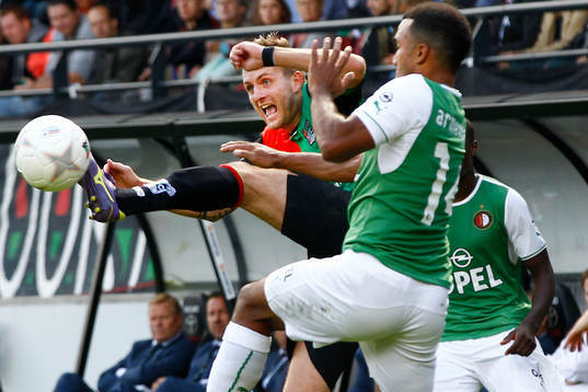 NIJMEGEN - NEC - Feyenoord 3-3,  Voetbal Ere Divisie ,