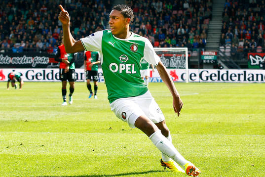 NIJMEGEN - NEC - Feyenoord 3-3,  Voetbal Ere Divisie ,