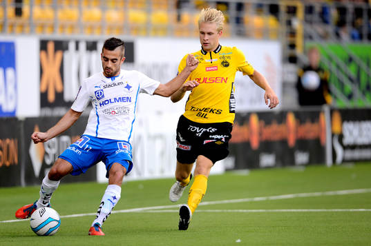 Norrköpings Christopher Nilsson Telo och Elfsborgs Johan