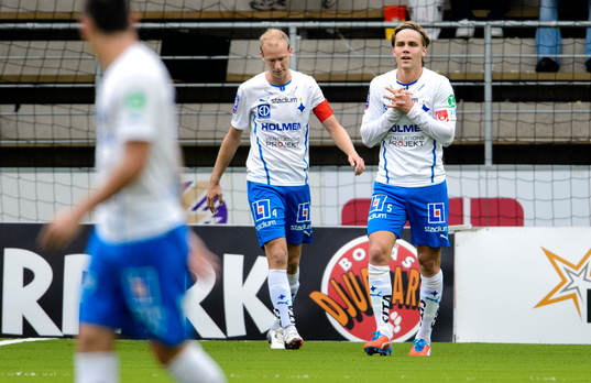 Norrköpings Andreas Johansson och Christoffer Nyman deppar