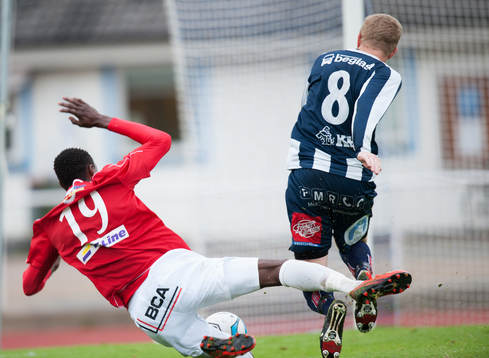 Henrik Fribrock, Kristianstad och Edward Ofere, Trelleborg