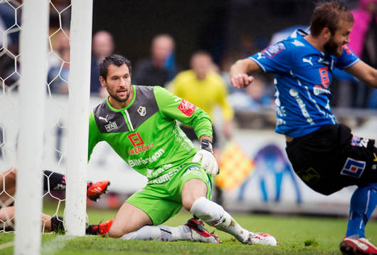 Halmstads målvakt Stojan Lukic