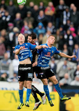 Halmstads Kristoffer Thydell och Gudjon Baldvinsson