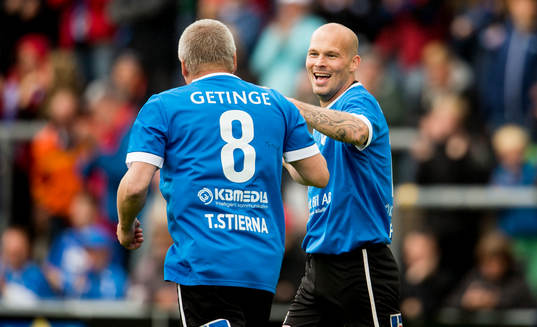En glad Fredrik Ljungberg