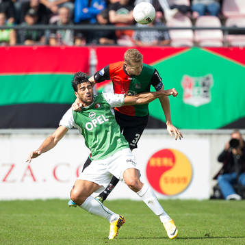 NIJMEGEN, NEC - Feyenoord, voetbal Eredivisie, seizoen