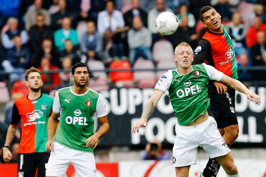 NIJMEGEN - NEC - Feyenoord 3-3,  Voetbal Ere Divisie ,