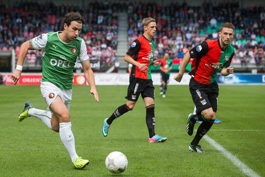 NIJMEGEN, NEC - Feyenoord, voetbal Eredivisie, seizoen