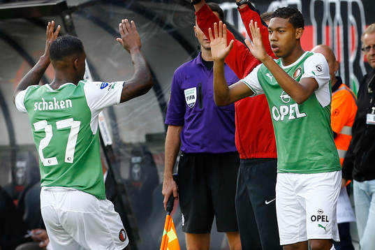 NIJMEGEN - NEC - Feyenoord 3-3,  Voetbal Ere Divisie ,