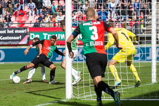 NIJMEGEN, NEC - Feyenoord, voetbal Eredivisie, seizoen
