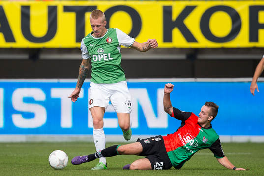 NIJMEGEN, NEC - Feyenoord, voetbal Eredivisie, seizoen