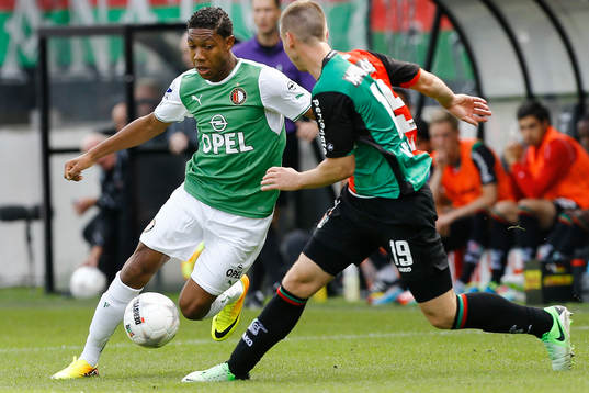 NIJMEGEN - NEC - Feyenoord 3-3,  Voetbal Ere Divisie ,