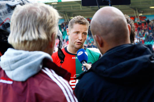 NIJMEGEN - NEC - Feyenoord 3-3,  Voetbal Ere Divisie ,