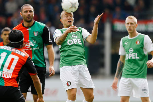 NIJMEGEN - NEC - Feyenoord 3-3,  Voetbal Ere Divisie ,