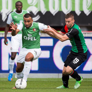 NIJMEGEN, NEC - Feyenoord, voetbal Eredivisie, seizoen