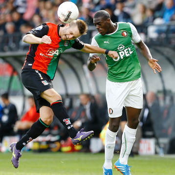 NIJMEGEN - NEC - Feyenoord 3-3,  Voetbal Ere Divisie ,