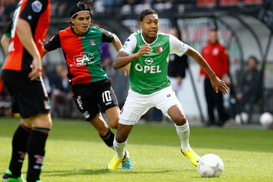 NIJMEGEN - NEC - Feyenoord 3-3,  Voetbal Ere Divisie ,