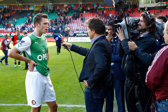 NIJMEGEN - NEC - Feyenoord 3-3,  Voetbal Ere Divisie ,