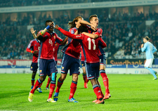 Djurgårdens Amadou Jawo jublar