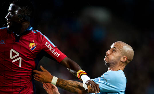Djurgårdens Daniel Amartey och Malmös Guillermo Molins