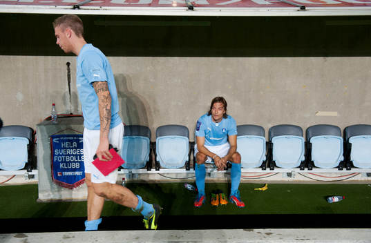 Malmös Pontus Jansson och Markus Halsti deppar