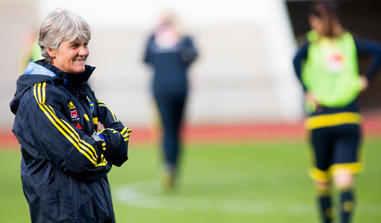 Förbundskapten Pia Sundhage