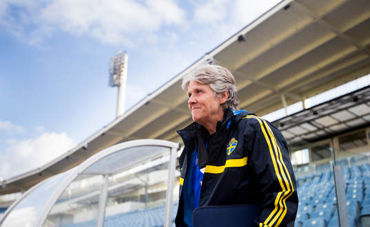 Förbundskapten Pia Sundhage