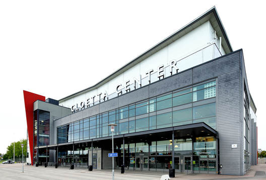Linköpings hemmaarena Cloetta Center i matchen mellan